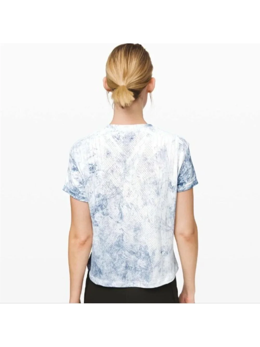 Lululemon Train to Be Short Sleeve White / Luna